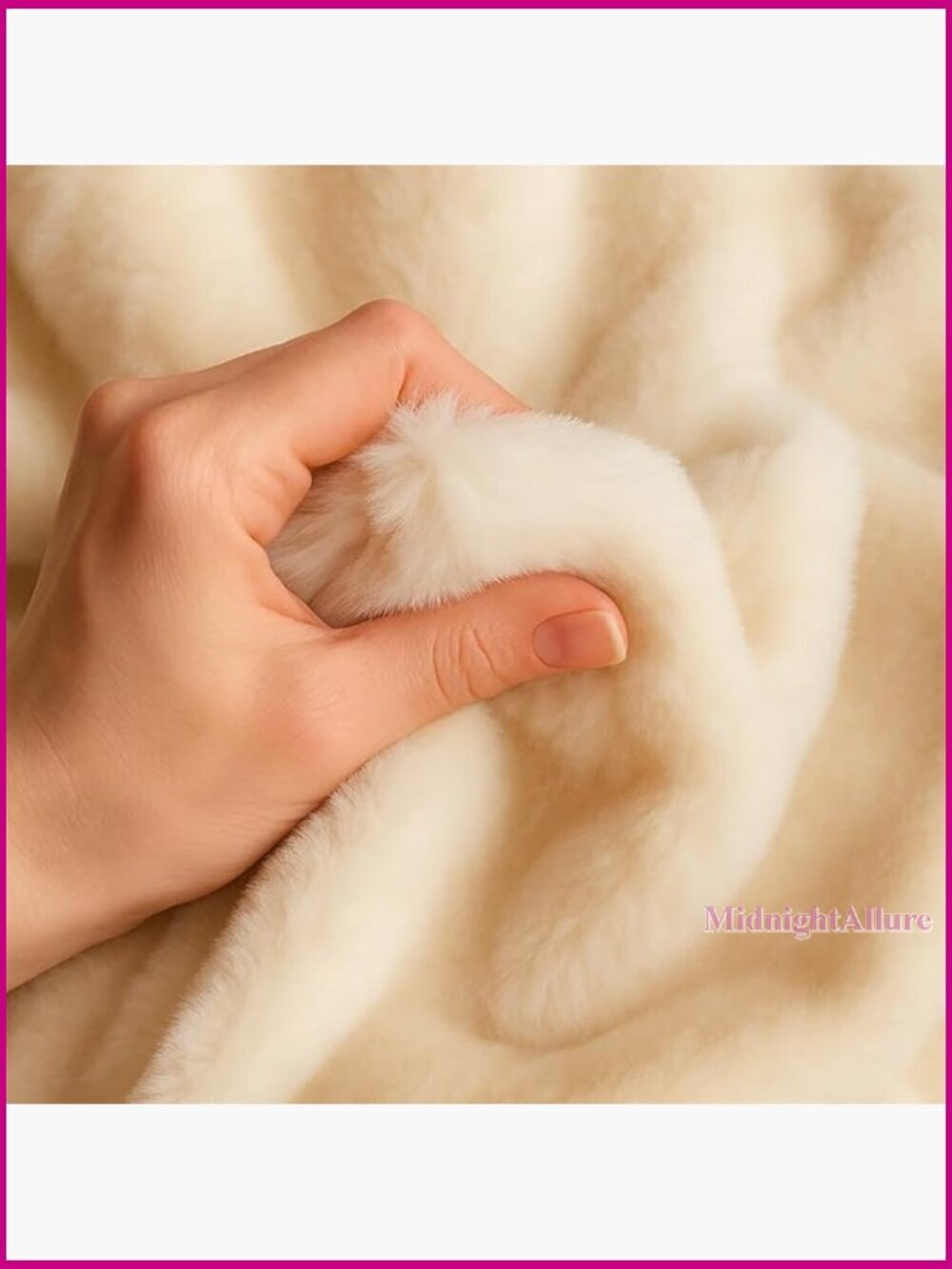 Short Pile Faux Fur Fabric Yard - Plush Craft Cosplay DIY 63x39 In
